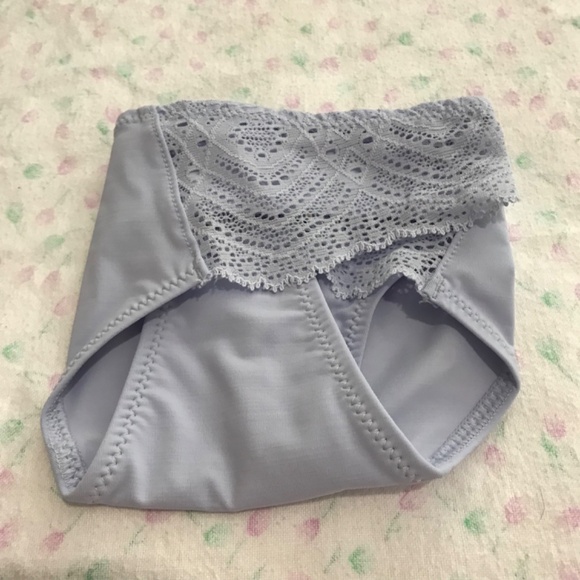 NEW Pepper Smooth Lace Thong L Limited Edition Dew Lavender Purple - Picture 3 of 9